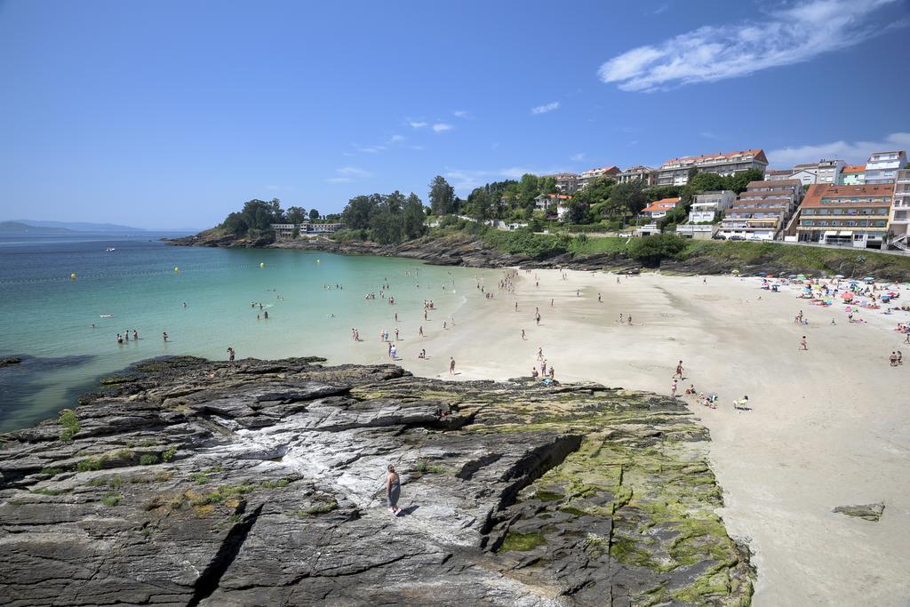 Hostal O Camouco Portonovo Bagian luar foto